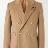 Double-Breasted Virgin Wool Blazer