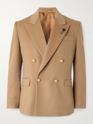Double-Breasted Virgin Wool Blazer