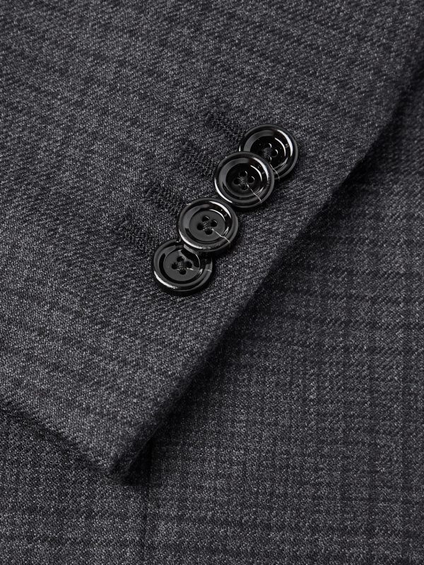 Prince of Wales Checked Wool Suit Jacket - CU Prince of Wales Checked Wool Suit Jacket - CU