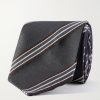 5.5cm Striped Silk-Gabardine Tie