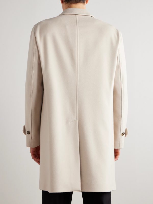 Virgin Wool Overcoat - BK Virgin Wool Overcoat - BK