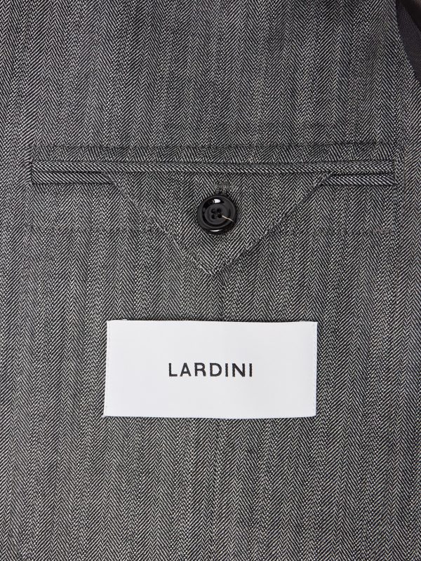 Virgin Wool-Blend Herringbone Suit Jacket - E1 Virgin Wool-Blend Herringbone Suit Jacket - E1
