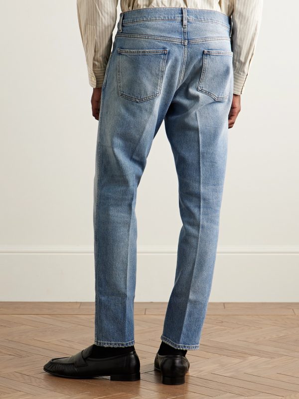 Slim-Fit Straight-Leg Jeans - BK Slim-Fit Straight-Leg Jeans - BK