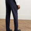 Hepworth Slim-Fit Pleated Wool-Crepe Suit Trousers - BK Hepworth Slim-Fit Pleated Wool-Crepe Suit Trousers - BK