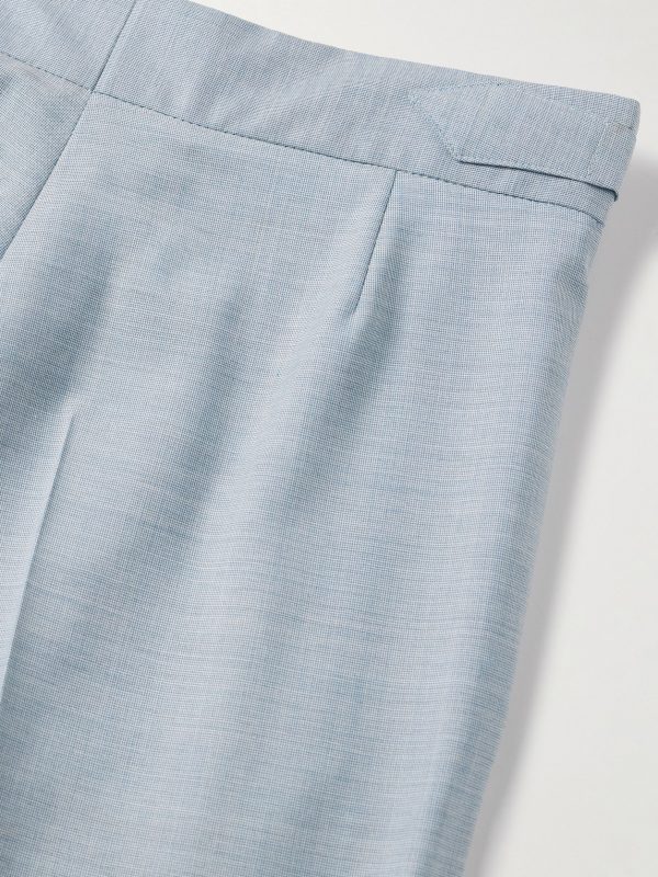 Hepworth Slim-Fit Pleated Wool Suit Trousers - CU Hepworth Slim-Fit Pleated Wool Suit Trousers - CU