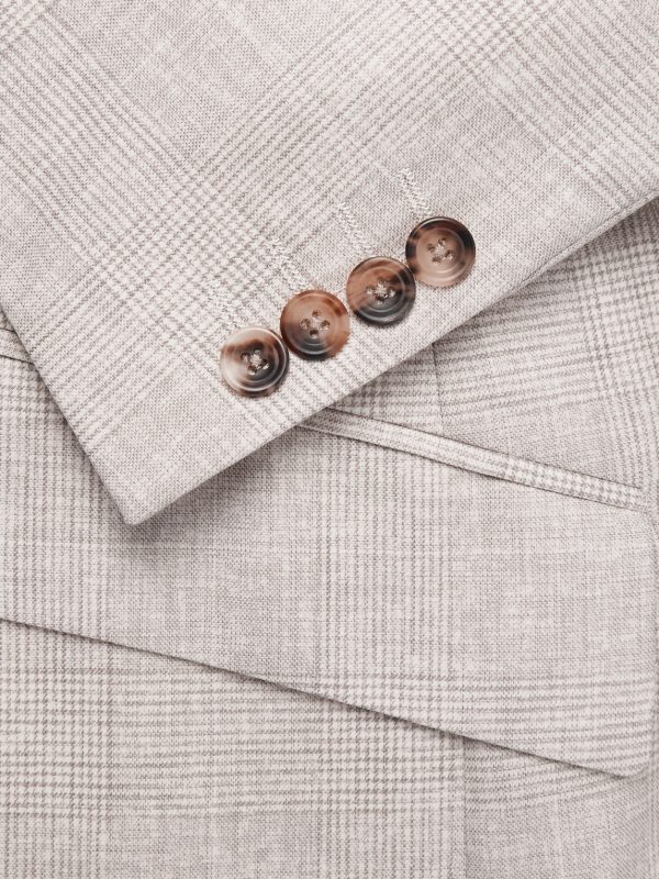 Chapman Checked Virgin Wool Suit Jacket - CU