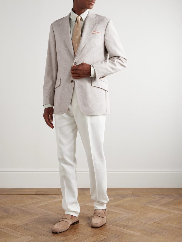 Chapman Checked Virgin Wool Suit Jacket - OU