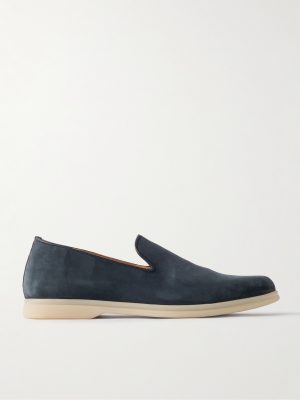 Mod Mare Leather-Trimmed Suede Loafers Mod Mare Leather-Trimmed Suede Loafers
