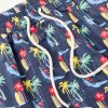 Straight-Leg Mid-Length Printed Swim Shorts - CU