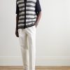 Manny Straight-Leg Pleated Cotton-Twill Trousers - OU Manny Straight-Leg Pleated Cotton-Twill Trousers - OU