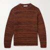 Striped Merino Wool and Cashmere-Blend Sweater Striped Merino Wool and Cashmere-Blend Sweater