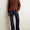 Striped Merino Wool and Cashmere-Blend Sweater - OU Striped Merino Wool and Cashmere-Blend Sweater - OU