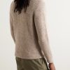 Lifeline Merino Wool and Cashmere-Blend Zip-Up Cardigan - BK Lifeline Merino Wool and Cashmere-Blend Zip-Up Cardigan - BK
