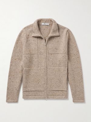 Lifeline Merino Wool and Cashmere-Blend Zip-Up Cardigan