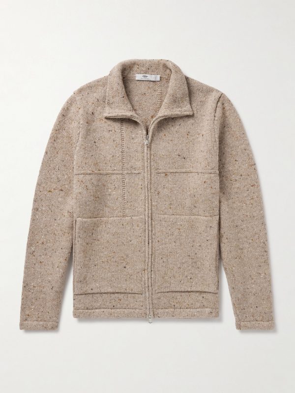 Lifeline Merino Wool and Cashmere-Blend Zip-Up Cardigan Lifeline Merino Wool and Cashmere-Blend Zip-Up Cardigan