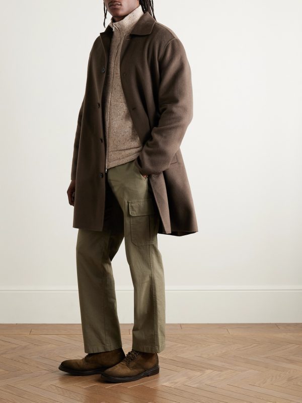 Lifeline Merino Wool and Cashmere-Blend Zip-Up Cardigan - OU Lifeline Merino Wool and Cashmere-Blend Zip-Up Cardigan - OU