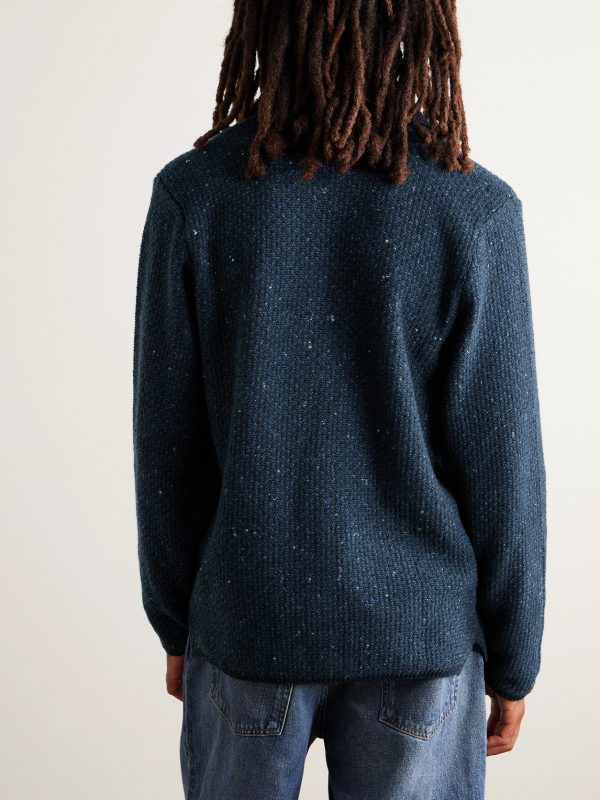 Breidin Merino Wool and Cashmere-Blend Shirt Jacket - BK Breidin Merino Wool and Cashmere-Blend Shirt Jacket - BK