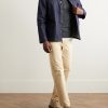 Wool and Linen-Blend Half-Zip Sweater - OU Wool and Linen-Blend Half-Zip Sweater - OU