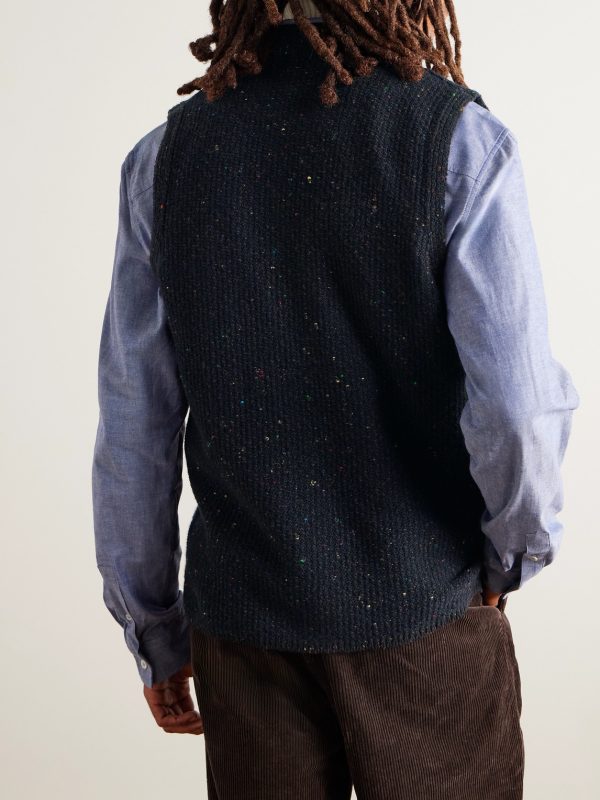 Breidin Merino Wool and Cashmere-Blend Gilet - BK Breidin Merino Wool and Cashmere-Blend Gilet - BK
