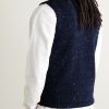 Lifeline Merino Wool and Cashmere-Blend Gilet - BK Lifeline Merino Wool and Cashmere-Blend Gilet - BK