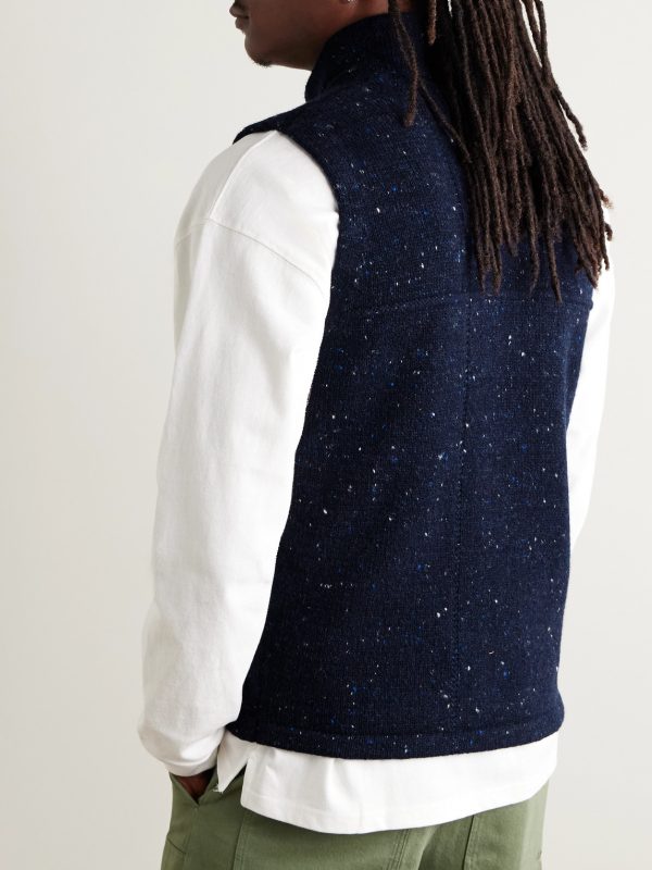Lifeline Merino Wool and Cashmere-Blend Gilet - BK Lifeline Merino Wool and Cashmere-Blend Gilet - BK