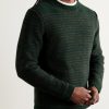 Striped Merino Wool and Cashmere-Blend Sweater - FR