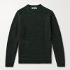 Striped Merino Wool and Cashmere-Blend Sweater