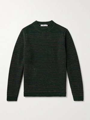 Striped Merino Wool and Cashmere-Blend Sweater Striped Merino Wool and Cashmere-Blend Sweater