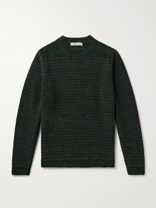 Striped Merino Wool and Cashmere-Blend Sweater