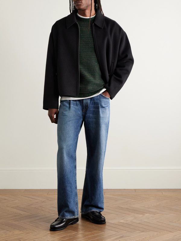 Striped Merino Wool and Cashmere-Blend Sweater - OU