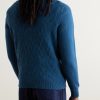 Slim-Fit Cable-Knit Merino Wool and Cashmere-Blend Sweater - BK