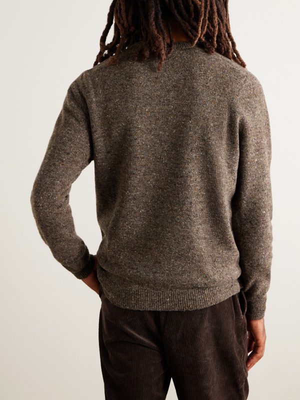 Merino Wool and Cashmere-Blend Sweater - BK Merino Wool and Cashmere-Blend Sweater - BK