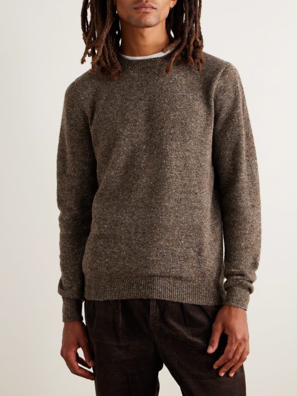 Merino Wool and Cashmere-Blend Sweater - FR Merino Wool and Cashmere-Blend Sweater - FR
