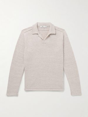 Wool and Linen-Blend Polo Shirt Wool and Linen-Blend Polo Shirt