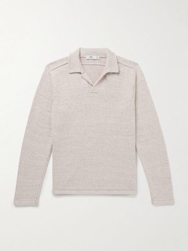 Wool and Linen-Blend Polo Shirt Wool and Linen-Blend Polo Shirt