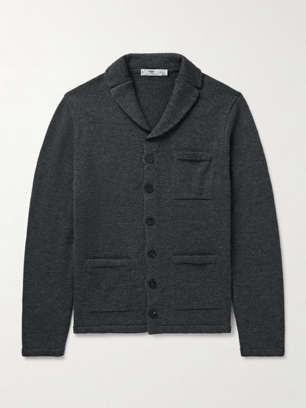 New Pub Jacket Wool and Linen-Blend Cardigan