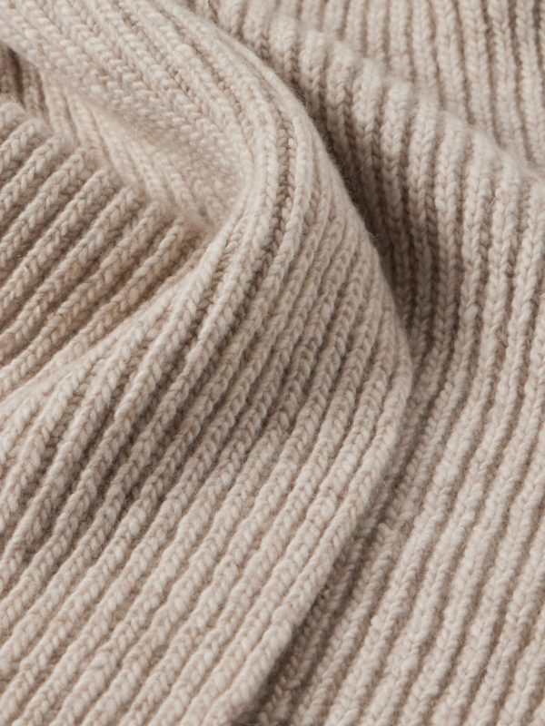 Ribbed Cashmere Scarf - CU