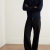 Wool and Linen-Blend Zip-Up Cardigan - OU