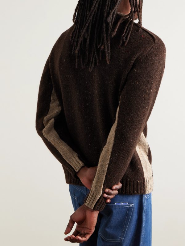 Donegal Merino Wool and Cashmere-Blend Sweater - BK
