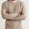 Celebration Cable-Knit Merino Wool and Cashmere-Blend Sweater - FR Celebration Cable-Knit Merino Wool and Cashmere-Blend Sweater - FR
