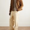 Celebration Cable-Knit Merino Wool and Cashmere-Blend Sweater - OU Celebration Cable-Knit Merino Wool and Cashmere-Blend Sweater - OU