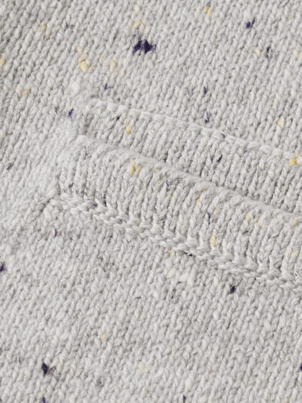 Unstructured Merino Wool and Cashmere-Blend Cardigan - E1 Unstructured Merino Wool and Cashmere-Blend Cardigan - E1