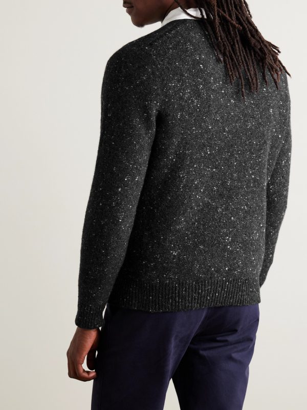 Merino Wool and Cashmere-Blend Sweater - BK Merino Wool and Cashmere-Blend Sweater - BK