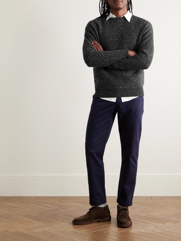 Merino Wool and Cashmere-Blend Sweater - OU Merino Wool and Cashmere-Blend Sweater - OU