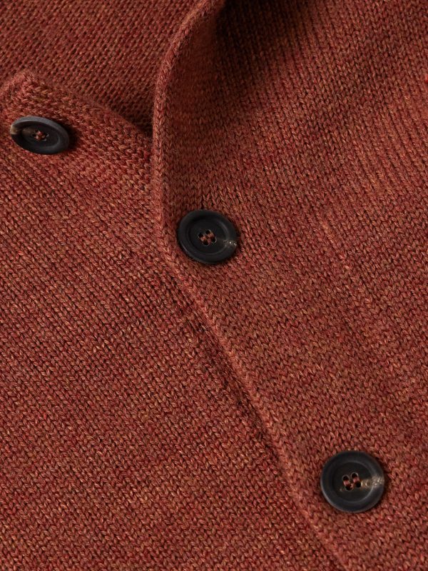 Wool and Linen-Blend Cardigan - CU