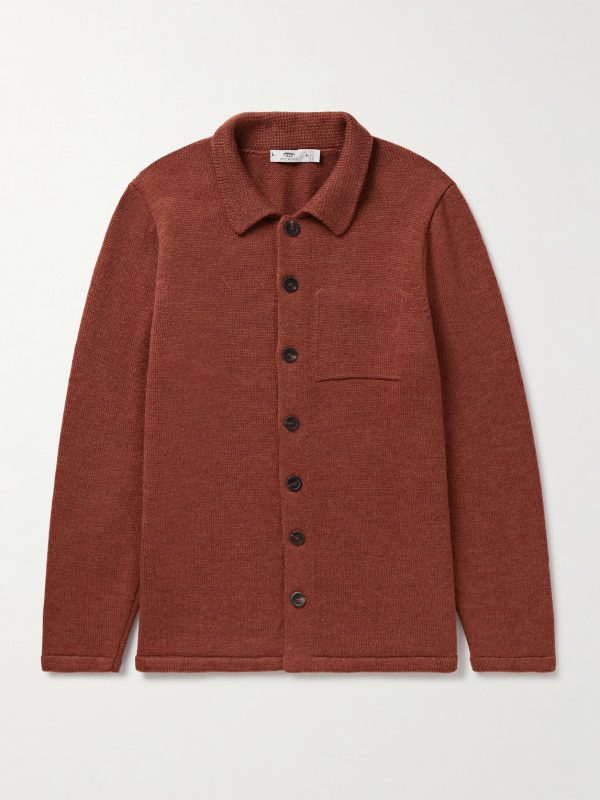 Wool and Linen-Blend Cardigan