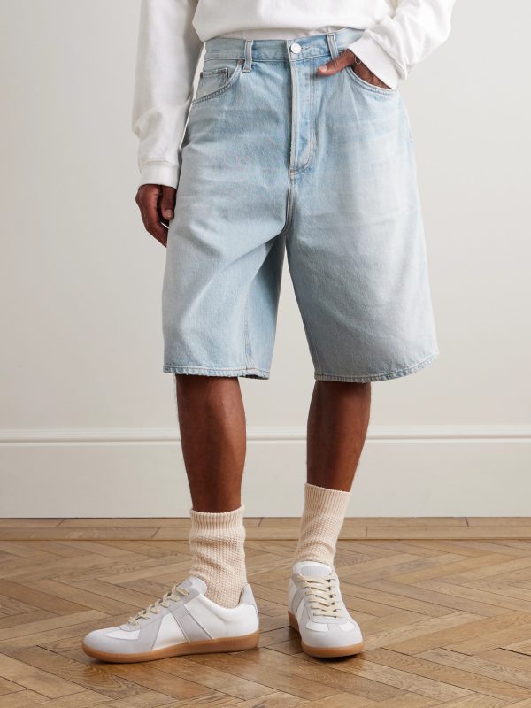 Skater Straight-Leg Denim Shorts - FR Skater Straight-Leg Denim Shorts - FR