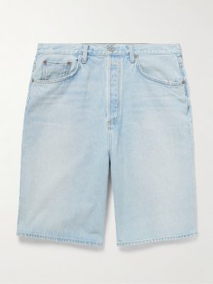 Skater Straight-Leg Denim Shorts Skater Straight-Leg Denim Shorts