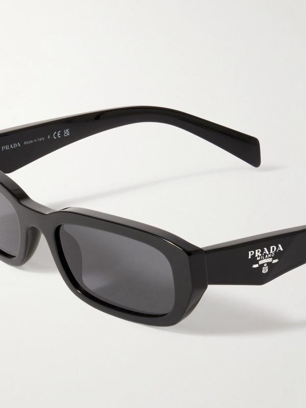 Rectangular-Frame Acetate Sunglasses - CU