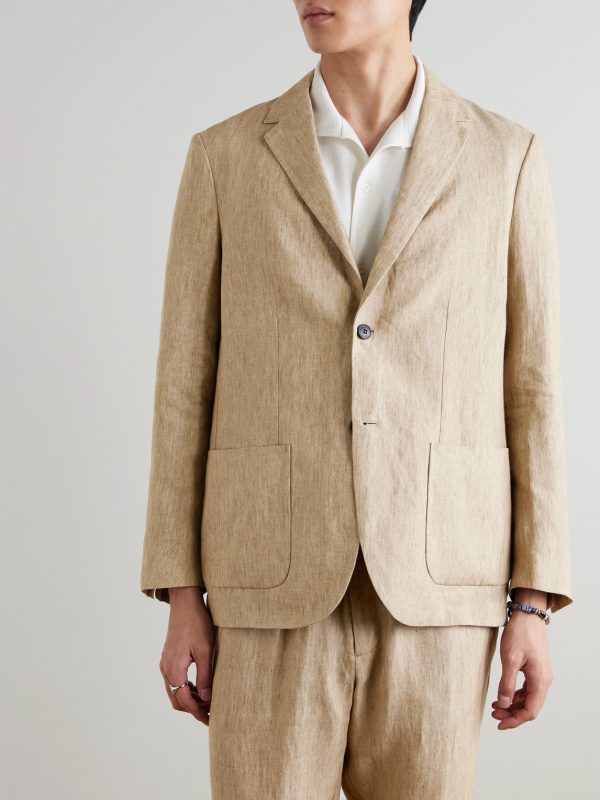 Linen Suit Jacket - FR Linen Suit Jacket - FR